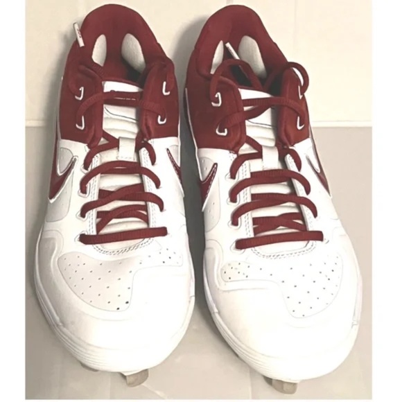 New Nike Alpha Huarache Elt 2 Crimson Tide Womens 9 Baseball Cleats BQ8022-104 - Picture 5 of 6